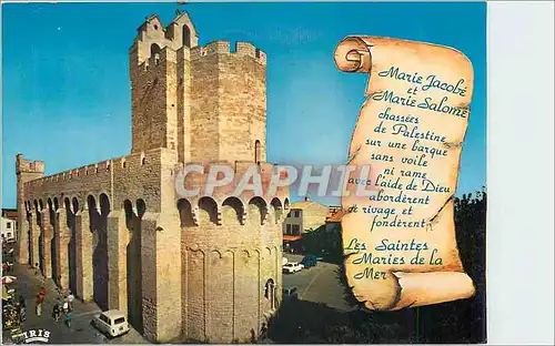 Cartes postales moderne Les Saintes Maries de la Mer B du R L'eglise fortifee