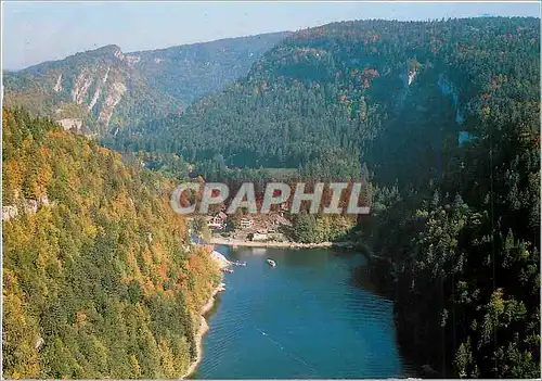 Cartes postales moderne Images de Franche Comte Le Saut du Doubs Frontiere franco suisse