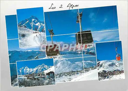 Cartes postales moderne Dauphine France Vues partielles de la Station Le Jandri Express