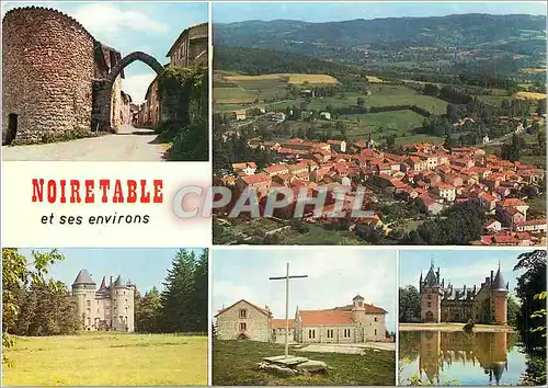 Cartes postales moderne Noiretable Loire et ses environs Cervieres Vue generale de Noiretable