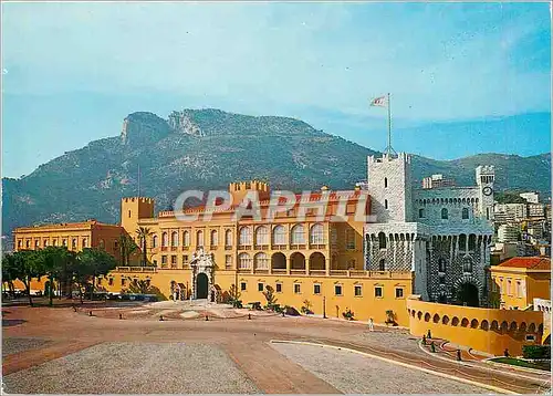 Moderne Karte Principaute de Monaco Palais de SAS Le Prince de Monaco