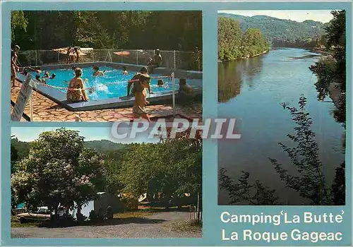 Cartes postales moderne Camping La Butte une Piscine Le Verger La Dordogne au Camp