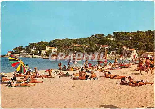 Moderne Karte Antibes La Plage de la Salis