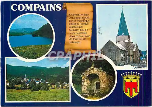 Cartes postales moderne Compains P de D Lac Montcineyre L'Eglise Vue generale