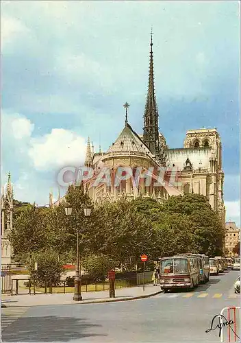 Cartes postales moderne Paris Le Chevet de Notre Dame Square de l'Archeveche