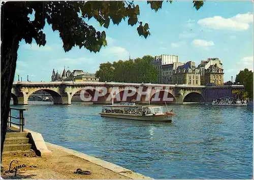 Cartes postales moderne Paris Le Pont et la Seine