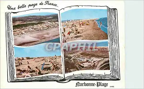 Moderne Karte Narbonne Plage Aude