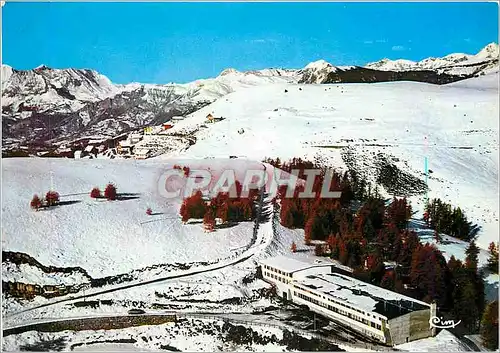 Cartes postales moderne Valberg A Mar Station d'hiver et Station estivale Vue panoramique aerienne en hiver