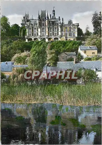 Cartes postales moderne La Vallee du Loire Montigny le Gannelon Eure et Loir Le Chateau dominant le Loir