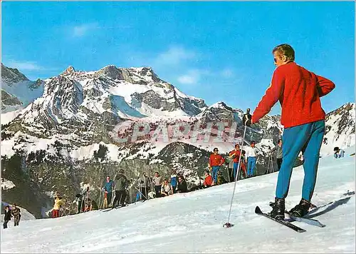 Moderne Karte Leysin Club Mediterranee Ski