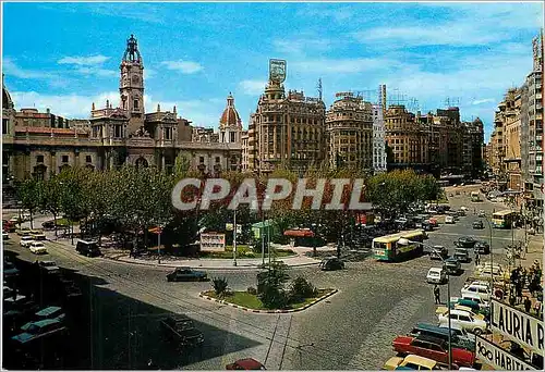 Cartes postales moderne Valencia Place del Caudillo