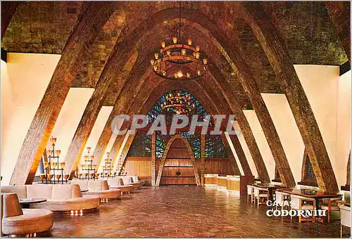 Cartes postales moderne Cavas Codorniu Salle de reception Puig y Cadafalch Monument National Classe