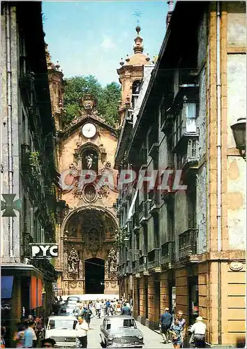 Moderne Karte San Sebastian Rue principale