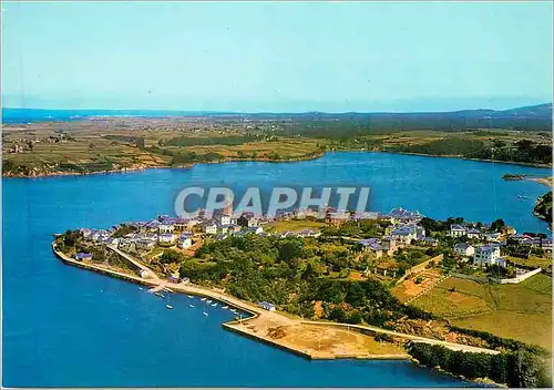 Cartes postales moderne Castropol Vue aeriene Embouchure du Eo