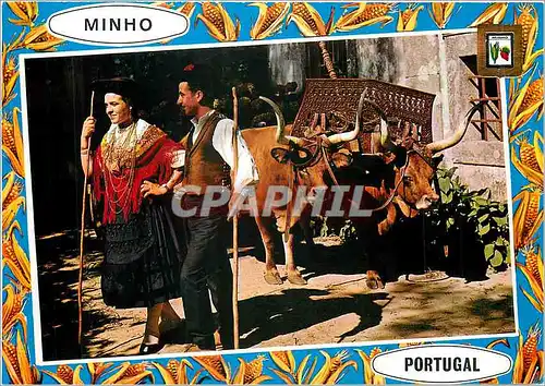 Moderne Karte Minho Portugal Regional Costumes