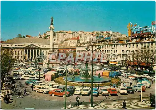 Cartes postales moderne Lisboa Portugal Rossio
