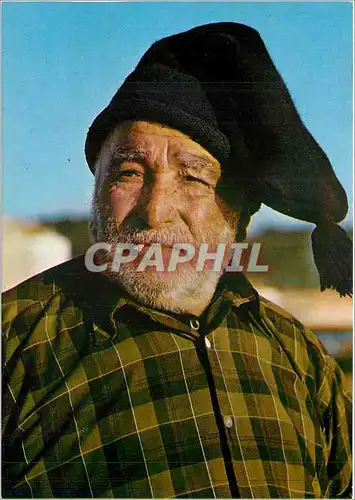 Moderne Karte Nazare Portugal Vieux loup de la mer