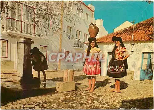 Moderne Karte Nazare Portugal A la fontaine