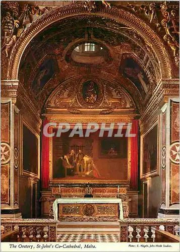 Cartes postales moderne The Oratory St Johns Co Cathedral Malta