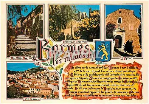 Cartes postales moderne Cote Varoise Souvenir de Bormes les Mimosas