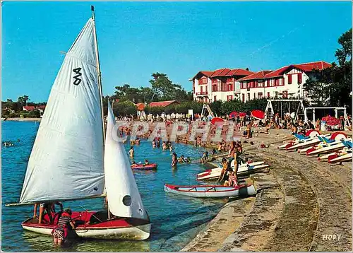 Cartes postales moderne Hossegor Le Lac Marin La Plage La Maison Familiale de Vacances PTT Bateaux