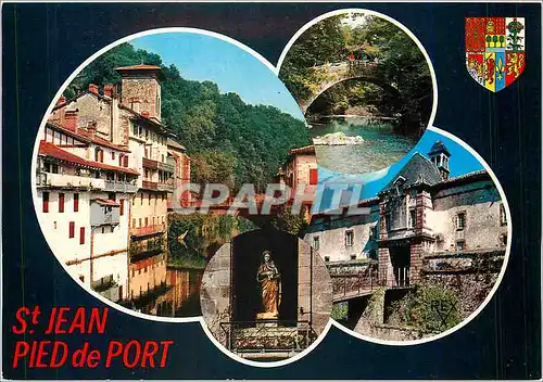 Cartes postales moderne St Jean Pied de Port PA Ville fortifee sur la Nive