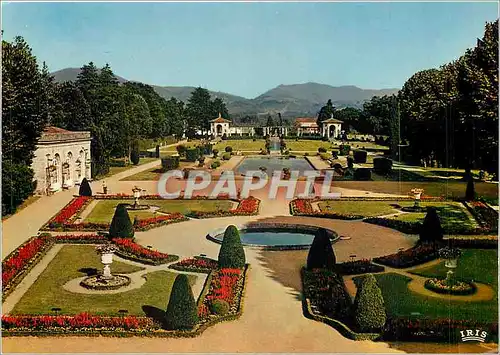 Moderne Karte Cambo les Bains Arnaga Ancienne demeure d'Edmond Rostand les Jardins