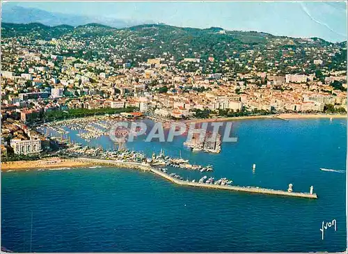 Cartes postales moderne Cannes Alpes Maritimes Le Port et les Jardins du Casino