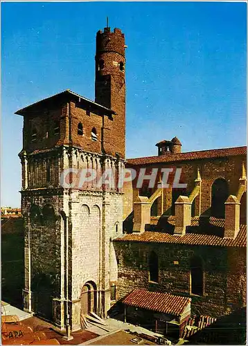 Cartes postales moderne Albi Tarn Ville d'Art Centre du Tourisme Le Clocher de la Collegiale St Salvy
