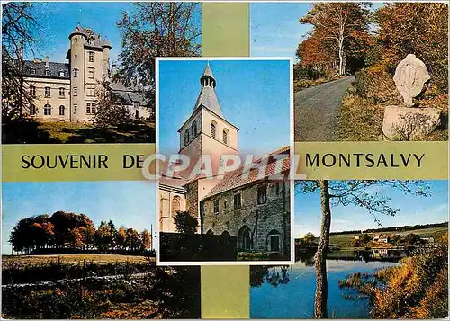 Cartes postales moderne Montsalvy Cantal Le Chateau La Croix Ste Anne