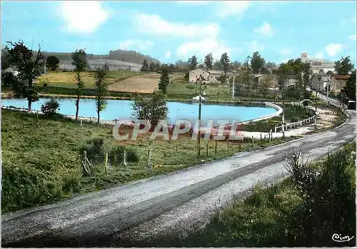 Cartes postales moderne Fournols d'Auvergne P de D Peche Champignons Piscine Le Plan d'Eau