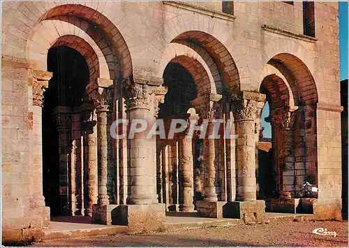 Moderne Karte St Benoit sur Loire Loiret La Basilique facade ouest