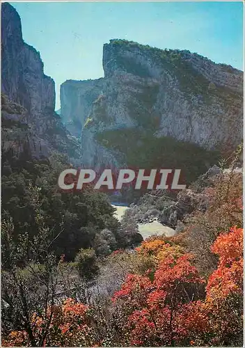 Moderne Karte Les Gorges du Verdon Partant du Point Sublime