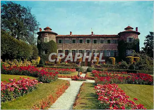 Cartes postales moderne Chavaniac Lafayette Haute Loire Le Chateau Lafayette Facade Nord cote Roseraie et Parc