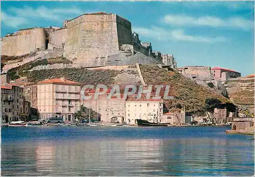 Moderne Karte Bonifacio La Citadelle et le Port