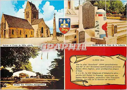 Cartes postales moderne Sainte Mere Eglise Manche