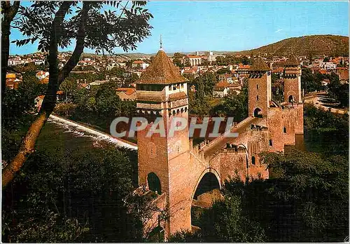 Cartes postales moderne Cahors Le Pont Valentre Pont