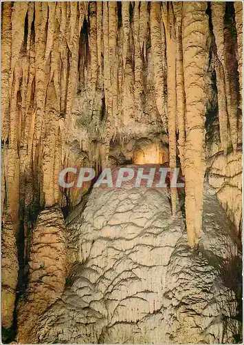 Cartes postales moderne Audrix le Bugue sur Vezere Dordogne La Cascade blanche sous remarquables stalactites