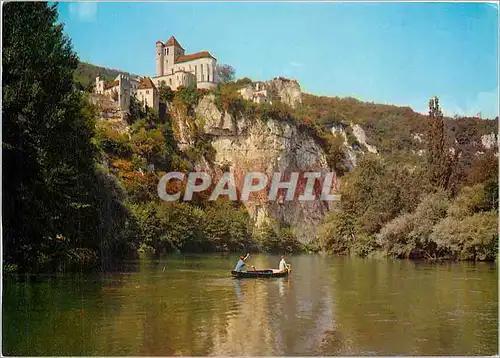 Cartes postales moderne Saint Cirq Lapopie Lot La Vallee du Lot