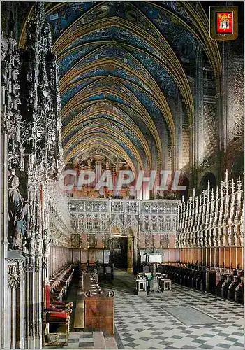 Cartes postales moderne Arts et Couleurs du Tarn Albi Basilique St Cecille Le Choeur