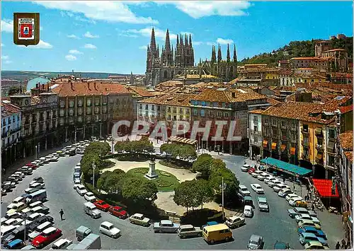 Moderne Karte Burgos Place Majeure et Cathedrale