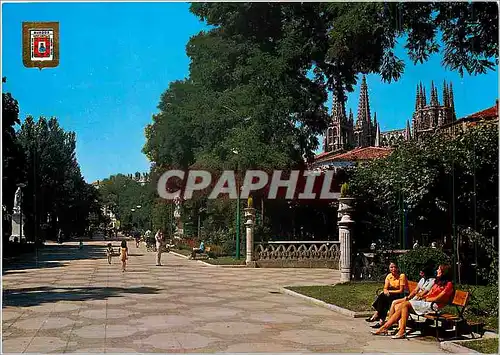 Cartes postales moderne Burgos Promenade de l'Espolon