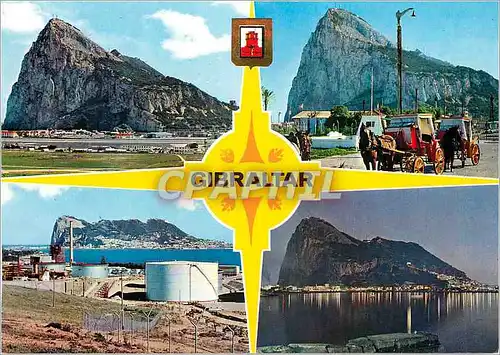 Cartes postales moderne Penon de Gibraltar Divers aspects