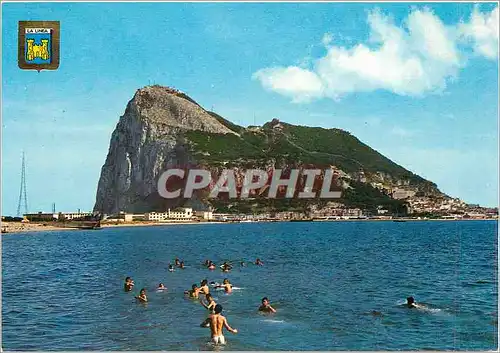 Cartes postales moderne La Linea Plage et Penon de Gibraltar