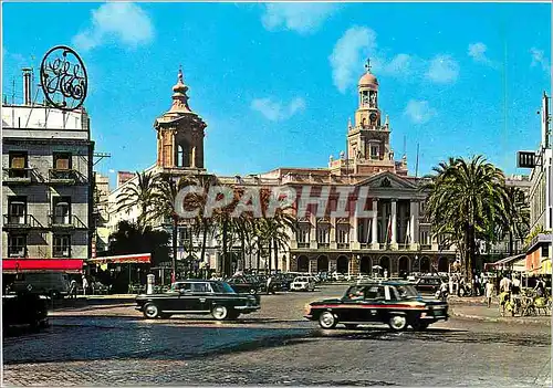 Cartes postales moderne Cadiz Place de Saint Jean de Dieu et Hotel de Ville