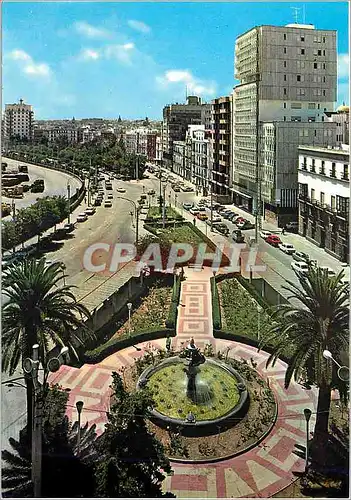 Cartes postales moderne Cadiz Avenues Ramon de Carranza et du Genoralisime