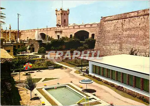 Cartes postales moderne Cadiz Porte Tierra Jardins et Piscine