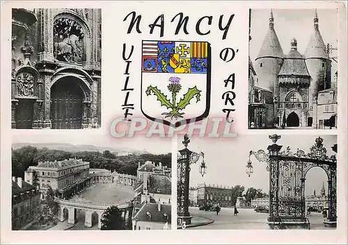 Cartes postales moderne Nancy Palais Ducal La Poterie Porte de la Craffe Place Stanislas