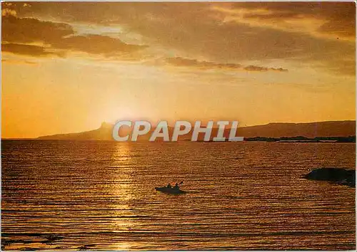 Cartes postales moderne Coucher de soleil