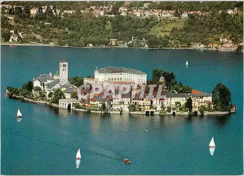 Cartes postales moderne Lago d'Orta Isola S Giullio Alzo e Prorio